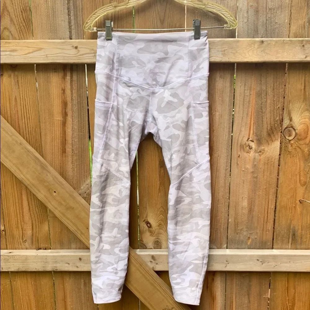 Evolution and Creation Gray Leggings High Waist Moisture-Wicking